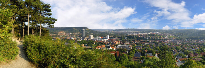 Fototapeta premium Panoramafoto Jena