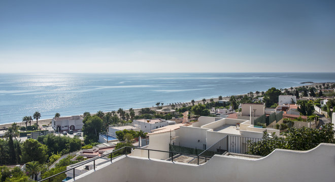 Mojacar Playa, Almeria, Spain, looking south