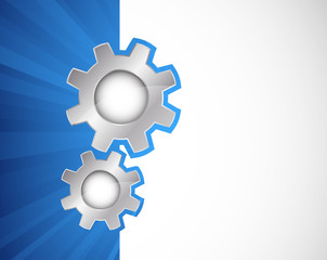 Background with gears