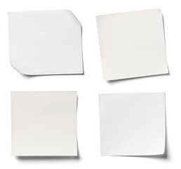 white note paper office business