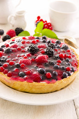 Tarte mit Früchten