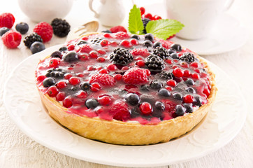 Tart mit Beeren
