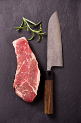 Steak mit Santoku-Messer