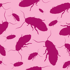 background with cockroaches