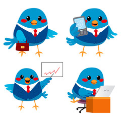 Cute Bird Business