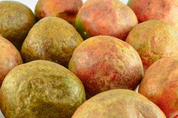 Passion fruit isolated on white background