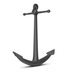 3d Ships Anchor upright