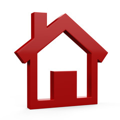3D house icon