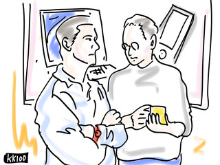 People talking illustration