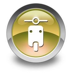 Yellow Glossy Pictogram 