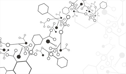 Molecule background