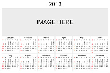 Calendar 2013