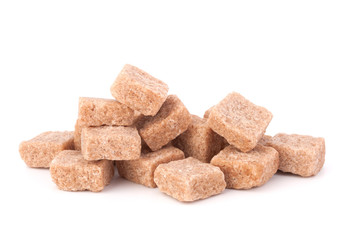 Lump brown cane sugar cubes