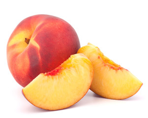 Ripe peach fruit