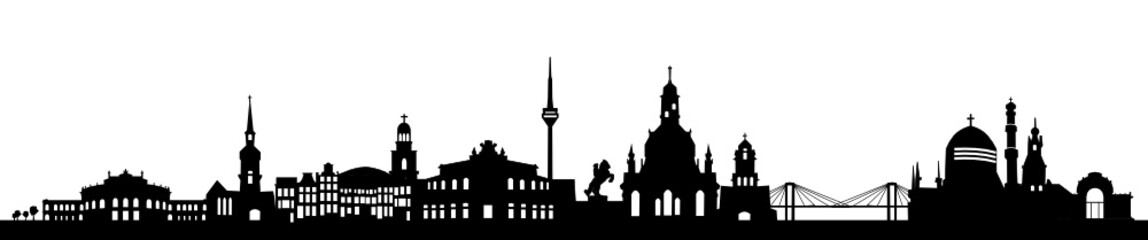 Naklejka premium Skyline Dresden