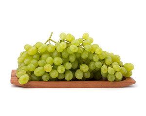 Perfect bunch of white grapes