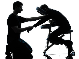 hands arms massage therapy with chair © snaptitude