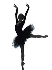 young woman ballerina ballet dancer dancing