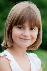 Fototapeta premium Little girl with a nice smile