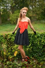 Romantic Beauty.Retro Style