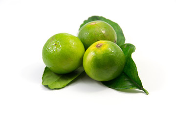 Lemon and kaffir lime leaves