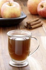 hot fresh apple cider