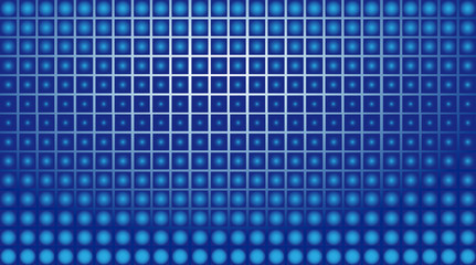 Blue circles background, Seamless pattern