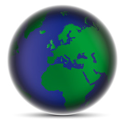 Globus Blau Grün