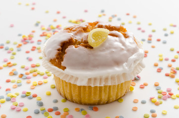 Zitronenmuffin