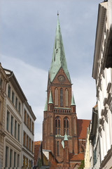 Fototapeta na wymiar The Cathedral at Schwerin
