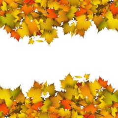 Herbstlich, Herbstblätter, Hintergrund, Textfläche, Vorlage