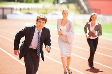 Obraz premium Business Competition