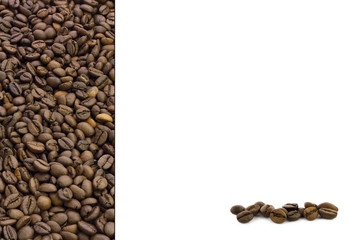 Background of coffee beans