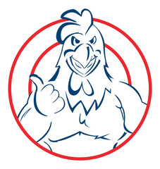 chicken symbol