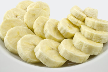 Slices of banana