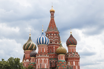 Fototapeta na wymiar St.Basil 's Cathedral na Placu Czerwonym, Moskwa, Rosja