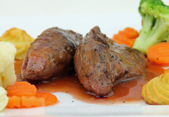 Rosa gebraten