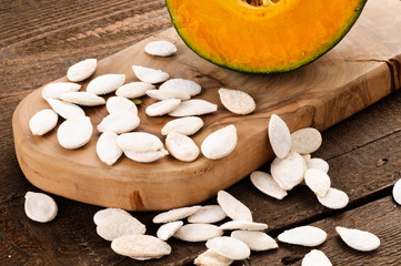 Semi di zucca essicati