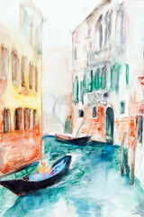 Plakat Venedig - Aquarell IV