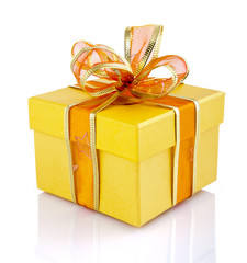 Gift box with ribbon