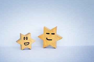 zwei Weihnachtssterne