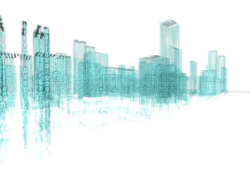 Arquitectura abstracta con lenguaje binario