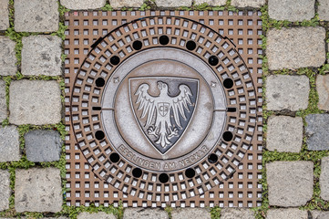 Esslingen am Neckar city coat of arms, Germany