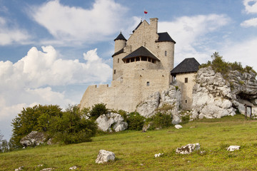 Old castle - Bobolice, Poland.