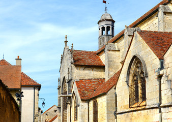 Fototapeta na wymiar Église Saint-Genest, Flavigny-sur-Ozerain, Bourgogne