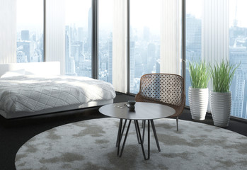 Amazing Penthouse bedroom | Design Architecture Interior