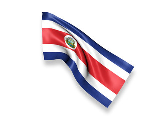 Costa Rica Waving Flag