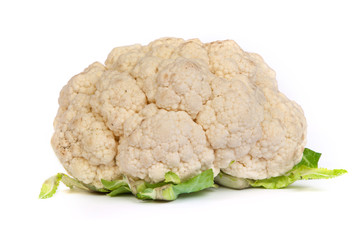 Cauliflower isolated on white