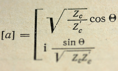 Mathematical formulas