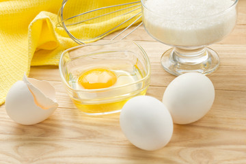 Eggs and sugar